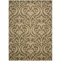 Nourison Riviera Area Rug Collection Mocha 3 Ft 6 In. X 5 Ft 6 In. Rectangle 99446419521